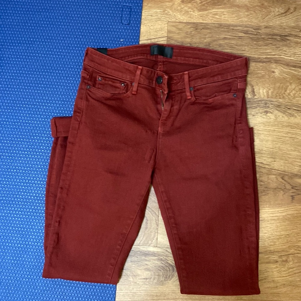 Vince Red Skinny Jeans Size 29
